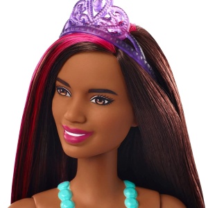 Papusa Barbie Dreamtopia, Printesa cu Rochie Colorata - Img 3