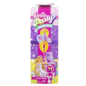 Papusa Barbie Party Unboxed Reveal, Blonda - Img 2