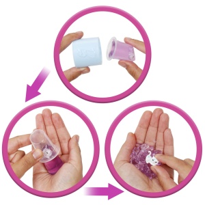 Papusa Barbie Violet Party Unboxed Reveal, cu 10 Accesorii Surpriza - Img 4