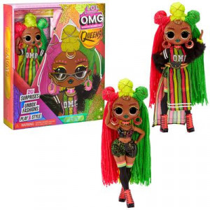 Papusa L.O.L. Surprise! OMG Birthday Doll - Queens Sways - Img 4
