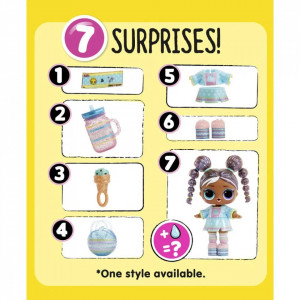 Papusa LOL Surprise Spring Sparkle Chick-a-Dee, 7 surprize - Img 3
