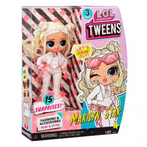 Papusa LOL Surprise Tweens, Marilyn Star, 15 surprize - Img 3