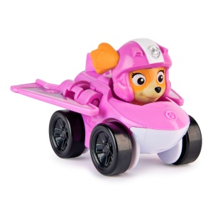 PATRULA CATELUSILOR PUP SQUAD RACERS AIR RESCUE VEHICUL METALIC SKYE SCARA 1 LA 55 - Img 3