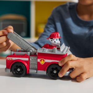 PATRULA CATELUSILOR SET VEHICUL DE BAZA MASINA DE POMPIERI SI FIGURINA MARSHALL - Img 4