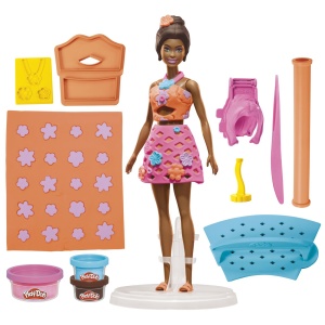 PLAY DOH BARBIE SET CREATII VESTIMENTARE ZI DE PLAJA COCHETA - Img 4