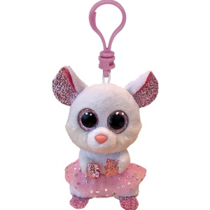 PLUS BRELOC TY 8.5CM BOOS NINA SORICEL DE BALERINA ALBA