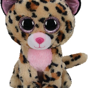 PLUS TY 24CM LEOPARD MARO ROZ