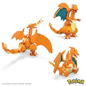 POKEMON MEGA CONSTRUX CHARIZARD DRACAUFEU GLURAK - Img 4