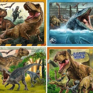 PUZZLE JURASSIC WORLD BUMPER PACK 4X100 - Img 2