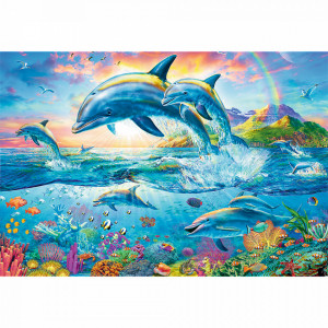 Puzzle Trefl 1500piese - Familia Delfinilor - Img 2