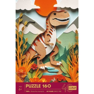 PUZZLE TREFL 160 PAPER ART 3D DINOZAUR - Img 3