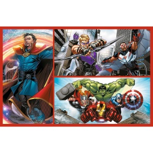 PUZZLE TREFL 2X70 MARVEL AVENGERS MISIUNEA SUPER EROILOR MARVEL AVENGERS - Img 2