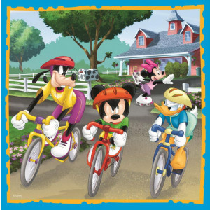 Puzzle Trefl 3 in 1, Mickey Mouse si prietenii, 106 piese - Img 3