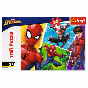 Puzzle Trefl 30piese-Spiderman si Miguel - Img 2