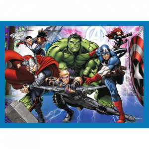 Puzzle Trefl 4 in 1 - Avengers, Razbunatorii Curajosi, 35/48/54/70 piese - Img 6