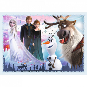 Puzzle Trefl 4 in 1, Disney Frozen II, Padurea magica - Img 2