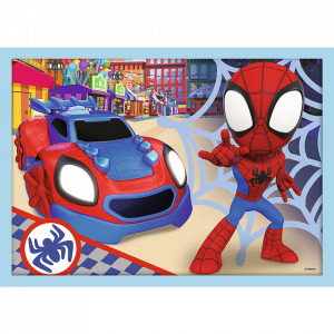 Puzzle Trefl 4 in 1 - Echipa Spidey, 12/15/20/24 piese - Img 3