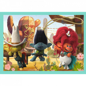 Puzzle Trefl 4 in 1, Trolls World Tour - Img 4
