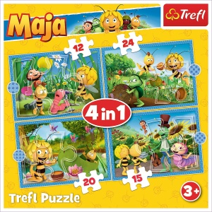PUZZLE TREFL 4IN1 AVENTURILE ALBINUTEI MAYA - Img 6