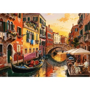 PUZZLE TREFL 500 VENETIA LA APUS DE SOARE - Img 2