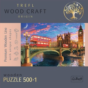 PUZZLE TREFL DIN LEMN 500+1 OBICTIVELE TURISTICE DIN LONDRA - Img 5