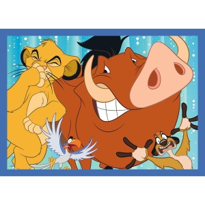 PUZZLE TREFL DISNEY 4IN1 MINUNATA LUME DISNEY - Img 2