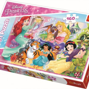 Puzzle Trefl, Disney Princess, Printese cu prieteni, 160 piese - Img 3