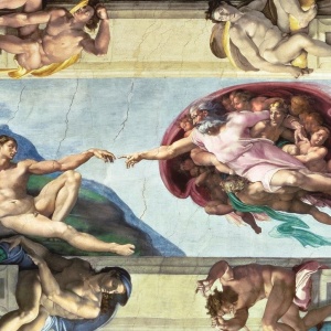Puzzle Trefl, Michelangelo, Crearea lui Adam, 1000 piese - Img 2