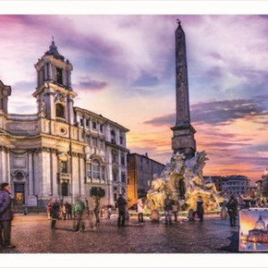 Puzzle Trefl, Panorama Piata Navona din Roma, 500 piese - Img 3