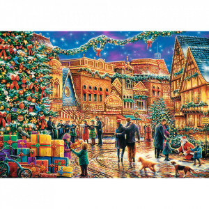 Puzzle Trefl - Piata de Craciun, 1000 piese - Img 2
