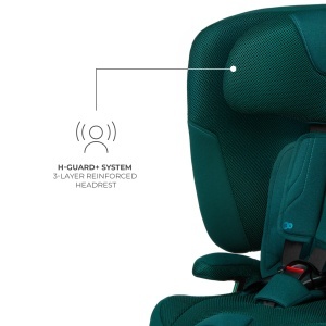 SCAUN AUTO KINDERKRAFT FIX2GO 76-150 CM, GREEN - Img 8