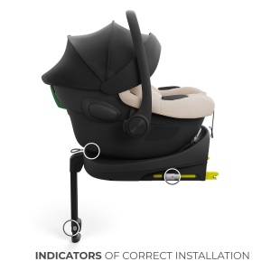SCOICA AUTO KINDERKRAFT I-LITE CU BAZA ENDURA SAFE FX BEIGE - Img 7