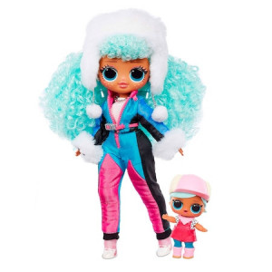 Set 2 papusi LOL Surprise! OMG Winter Chill Icy Gurl & Brrr B.B. Doll cu 25 de surprize - Img 2