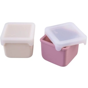 SET 2 RECIPIENTE SILICON, MELII, BLUSH BERRY - Img 3