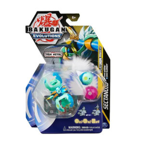 Set 3 Figurine Bakugan Evolutions Platinum Powerup Sectanoid, Widow si Sludgem