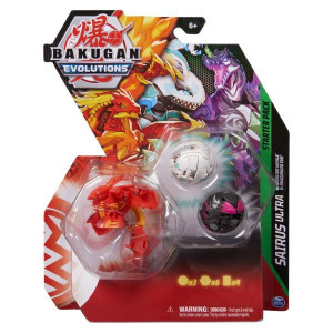 Set 3 Figurine Bakugan Evolutions Starter Pack Sairus Ultra, Warrior Whale si Dragonoid Evo - Img 1