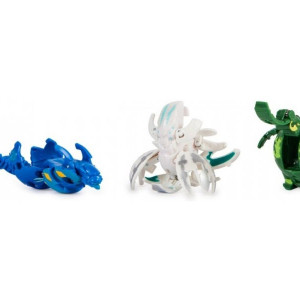 Set 3 Figurine Bakugan Legends Starter Pack - Krakelios Ultra, Centipod si Maxodon - Img 5