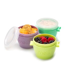 SET 4 RECIPIENTE PLASTIC SNAP&GO, MELII, 118 ML - Img 7