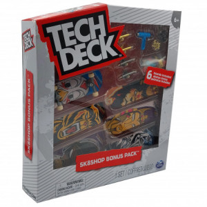 Set 6 mini placi skateboard, Tech Deck, Bonus Pack, Finesse - Img 2