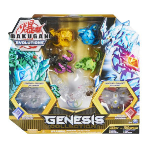 Set 8 Figurine Bakugan Evolutions, Genesis Collection