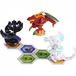 Set Bakugan Geogan Rising, Starter Pack - Shartkar Ultra,Dragonoid si Pincitaur - Img 2