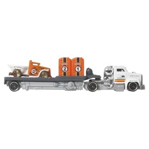 SET CAMION SI MASINA HOT WHEELS SUPER RIGS HEAVY DOODY DUMPER - Img 6