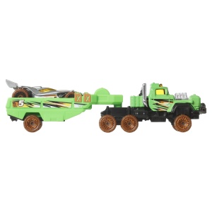 SET CAMION SI MASINA SPORT HOT WHEELS HAULIN HORSEPOWER - Img 6