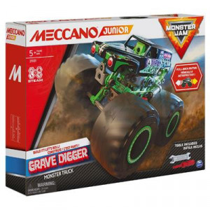 Set constructie metalic Meccano, Junior Monster Jam Truck Grave Digger - Img 2
