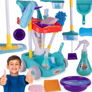 Set curatenie carucior cu 22 accesorii, MalPlay - Img 11