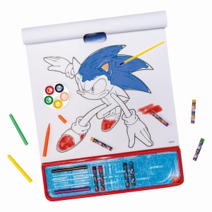 Set de desen GIGA BLOCK 5 IN 1 Sonic, multicolor, 35x42x1.3cm  - Img 4