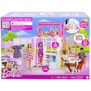 Set de joaca Barbie - Casa complet mobilata - Img 2