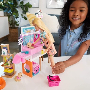 Set De Joaca Barbie Estate, Magazin cu Accesorii pentru Animalute - Img 4