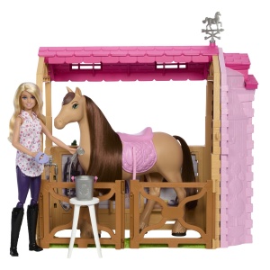 Set de Joaca Barbie Estate, Ultimate Stable cu Accesorii si Detalii Realiste - Img 8