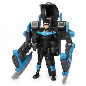 Set de joaca Batman,The caped crusader - Mega gear, Nightwing, cu accesorii, 10 cm - Img 7